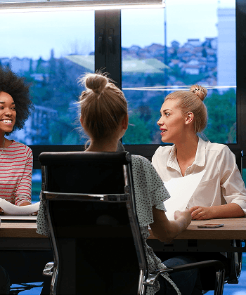 a group photo of a range of people. Small business owners, families, individuals, etc...10 people max