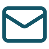 Outline icon of an envelope, commonly representing email or messages.